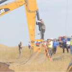 Protestors at the North Dakota Pipeline