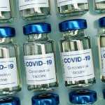 Bottles of the COVID-19 Vaccine