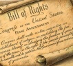 An animated image of the Bill of Rights.