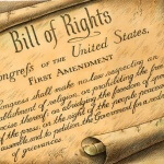 An animated image of the Bill of Rights.